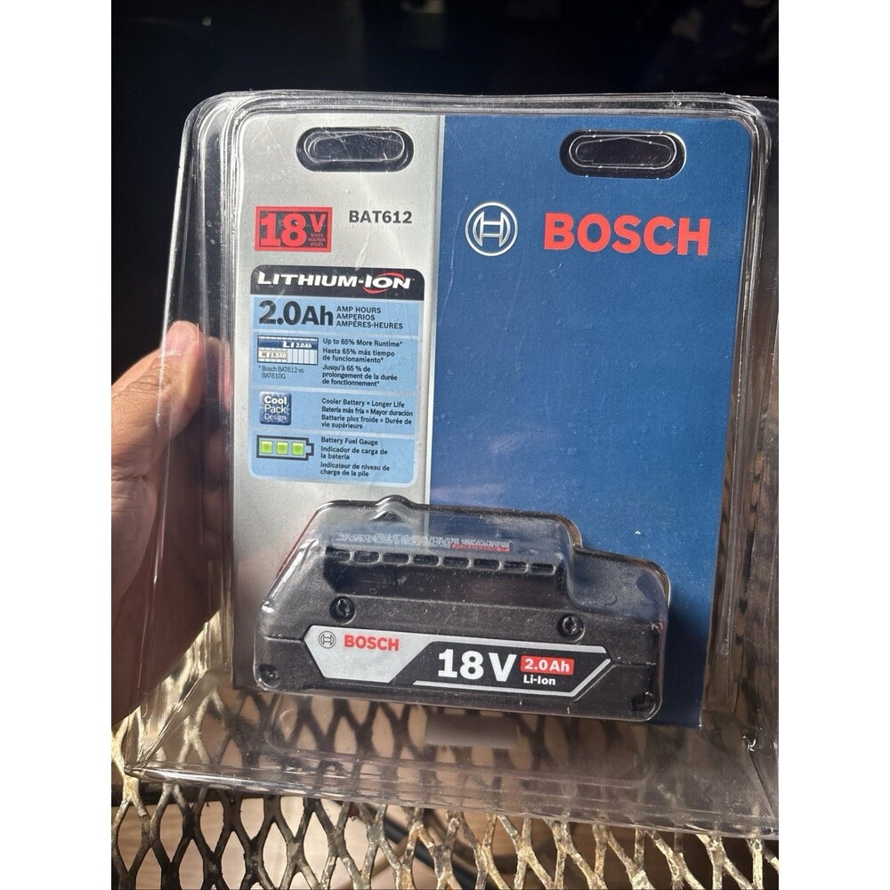 Genuine Bosch BAT612 18v 2ah Battery Brand New Sealed Ships Fast